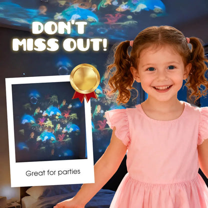 🥳 2026 HOT SALE | 50% OFF 🥳 Dynamic Rotating LED Projector Light 🌙✨