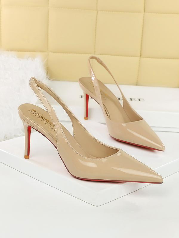 Women's Sexy PU Leather High Heels