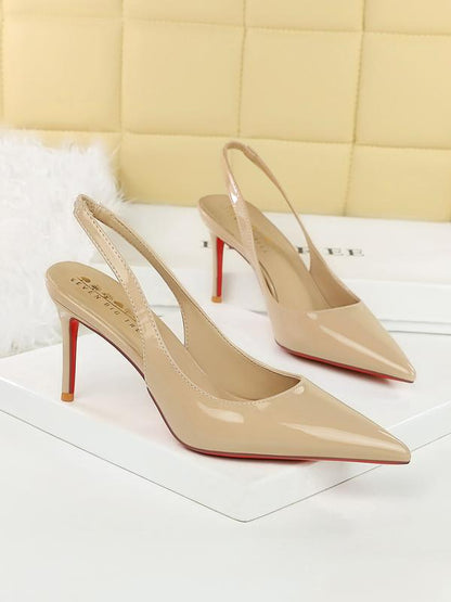 Women's Sexy PU Leather High Heels